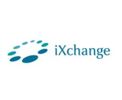Logo with blue ovals and text 'iXchange'.