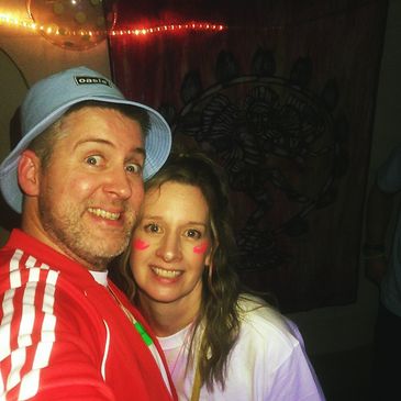 Point & Party Retro Camera Hire, image showing an example of an image from our camera of a party.