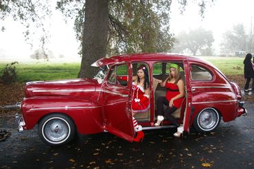 Elves hitched a ride in this candy apple sensation, Downtown Sacramento, CA, Toy Drive