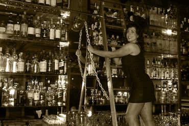 Bartending replication of Old Scarlett's in Folsom California by Kristy Urain