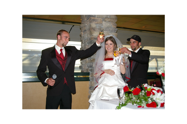 Cheers to the Bride and groom from the Best Man, Image by Sapphire Romance Photography. 775-629-2424