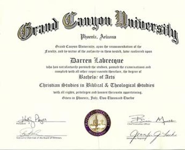 <p>Bachelor's Christian studies and Theology toward being a minister.</p>