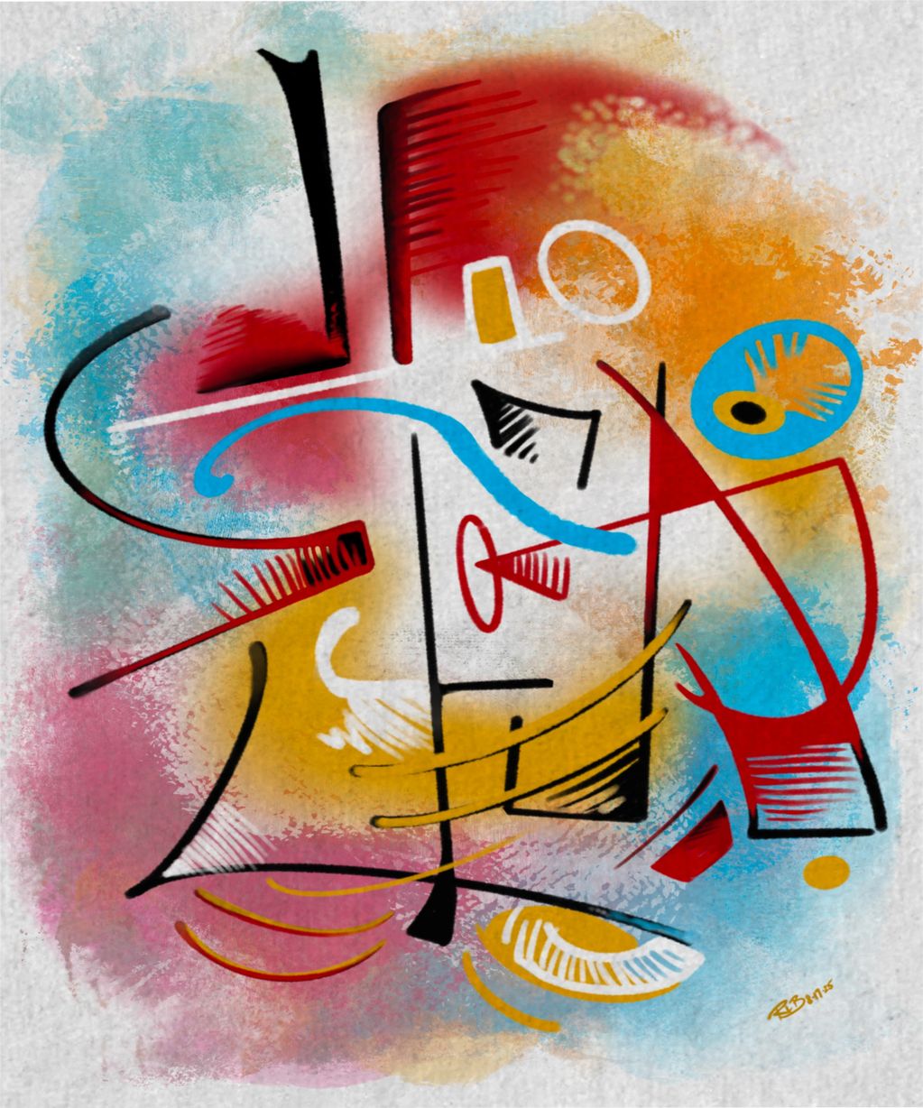 Abstract expressionist; ‘Light Jazz’ 