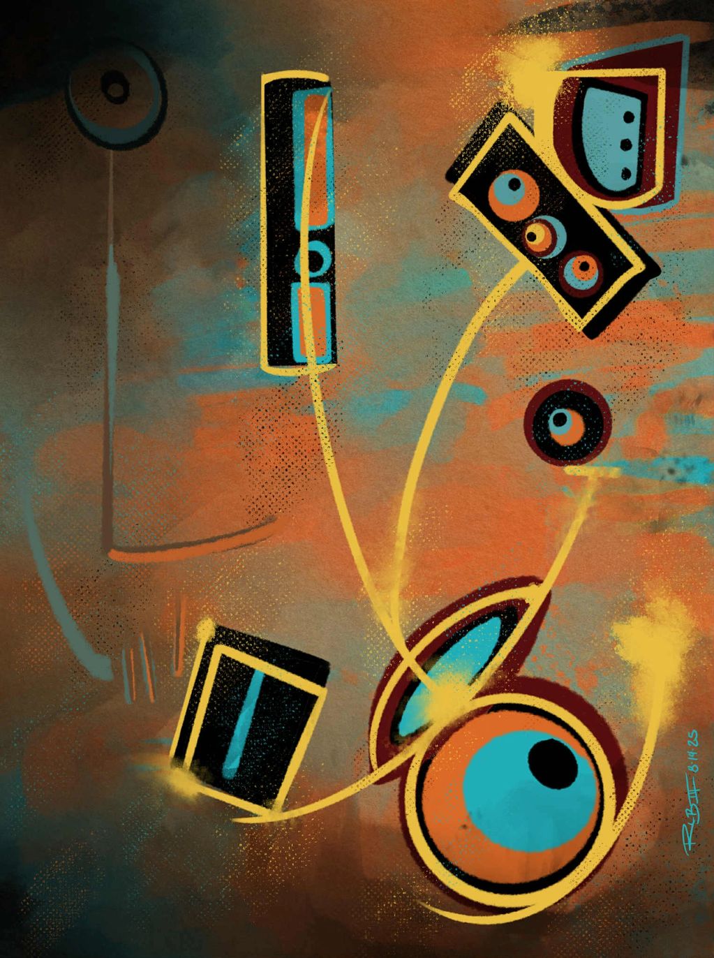 Modern fine art decor