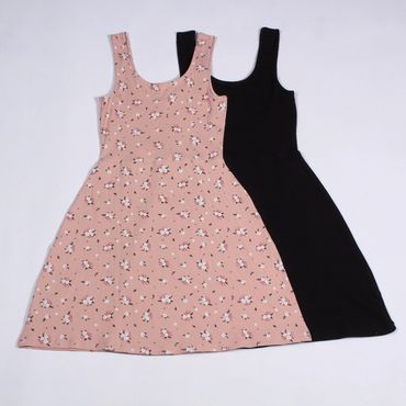 Robe bretelles larges