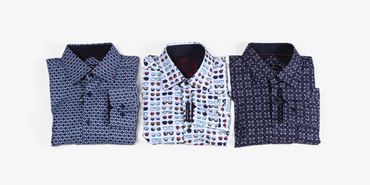 Chemise à motifs Lief Horsens