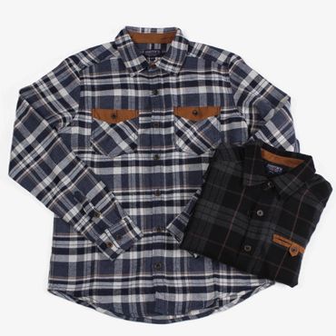 chemise à carreaux en flanelle