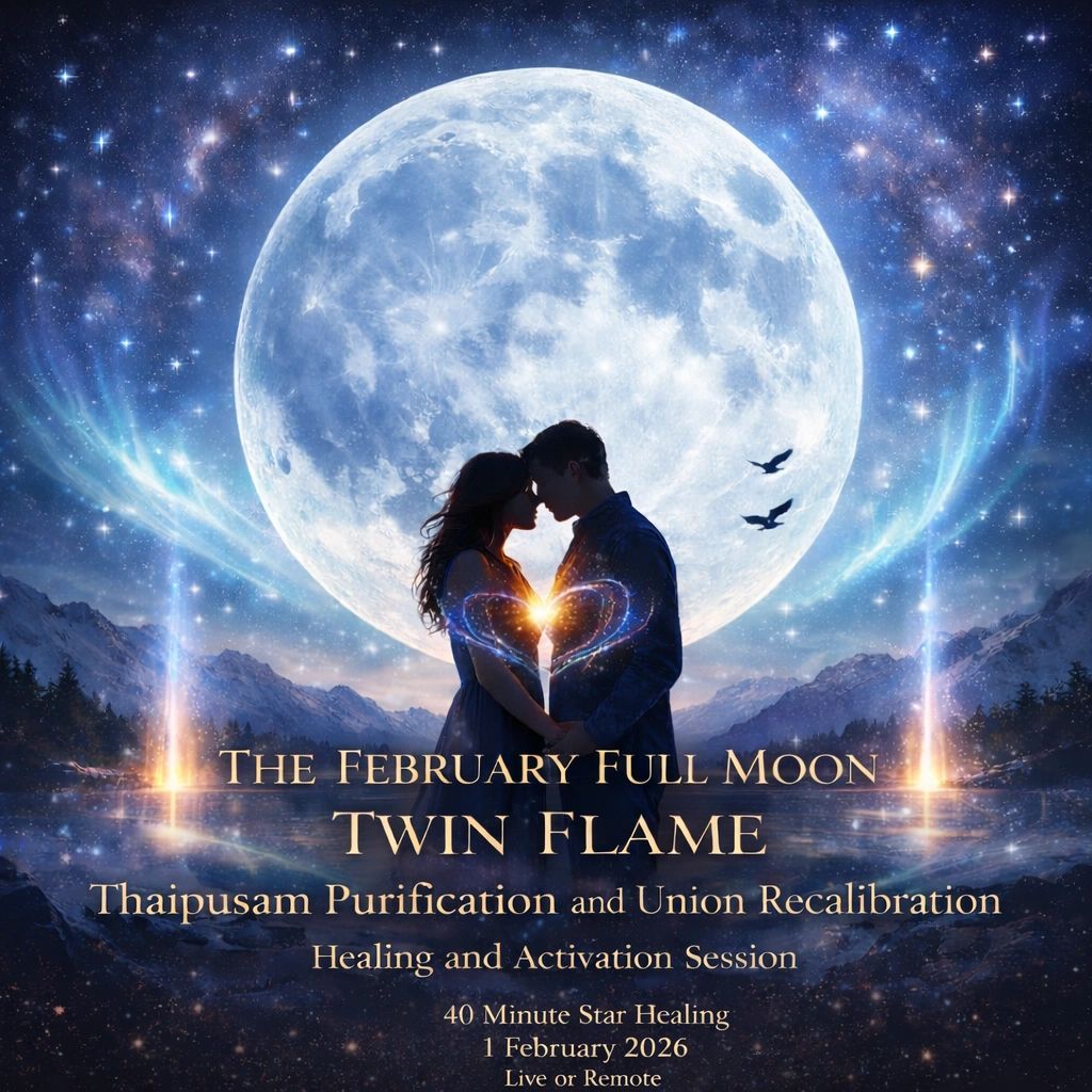 The February Full Moon Twin Flame Thaipusam Purification and Union ...