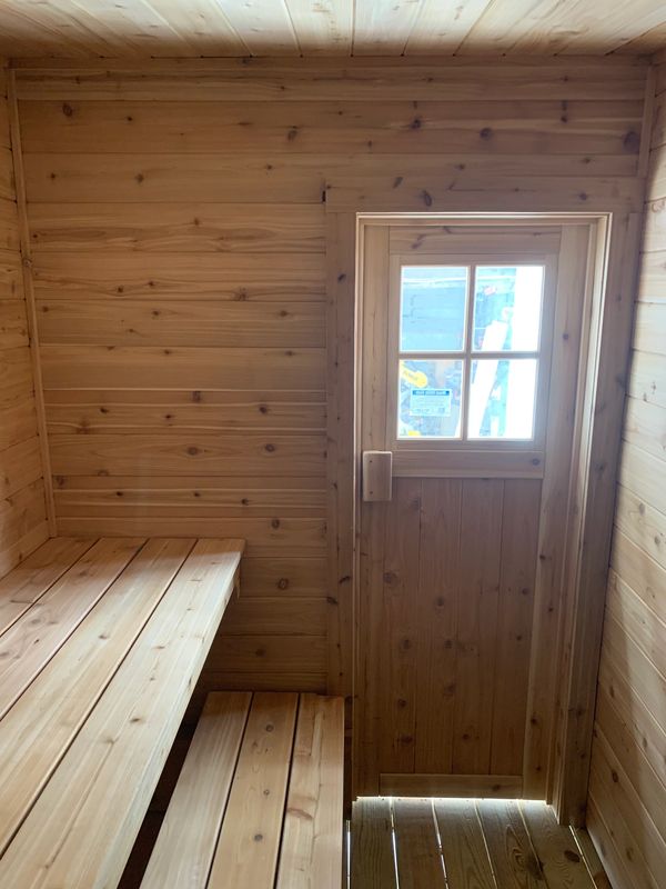 6'x8' sauna 