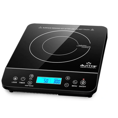 Duxtop Portable Induction Cooktop, Countertop Burner Induction Hot Plate with LCD Sensor Touch 1800 