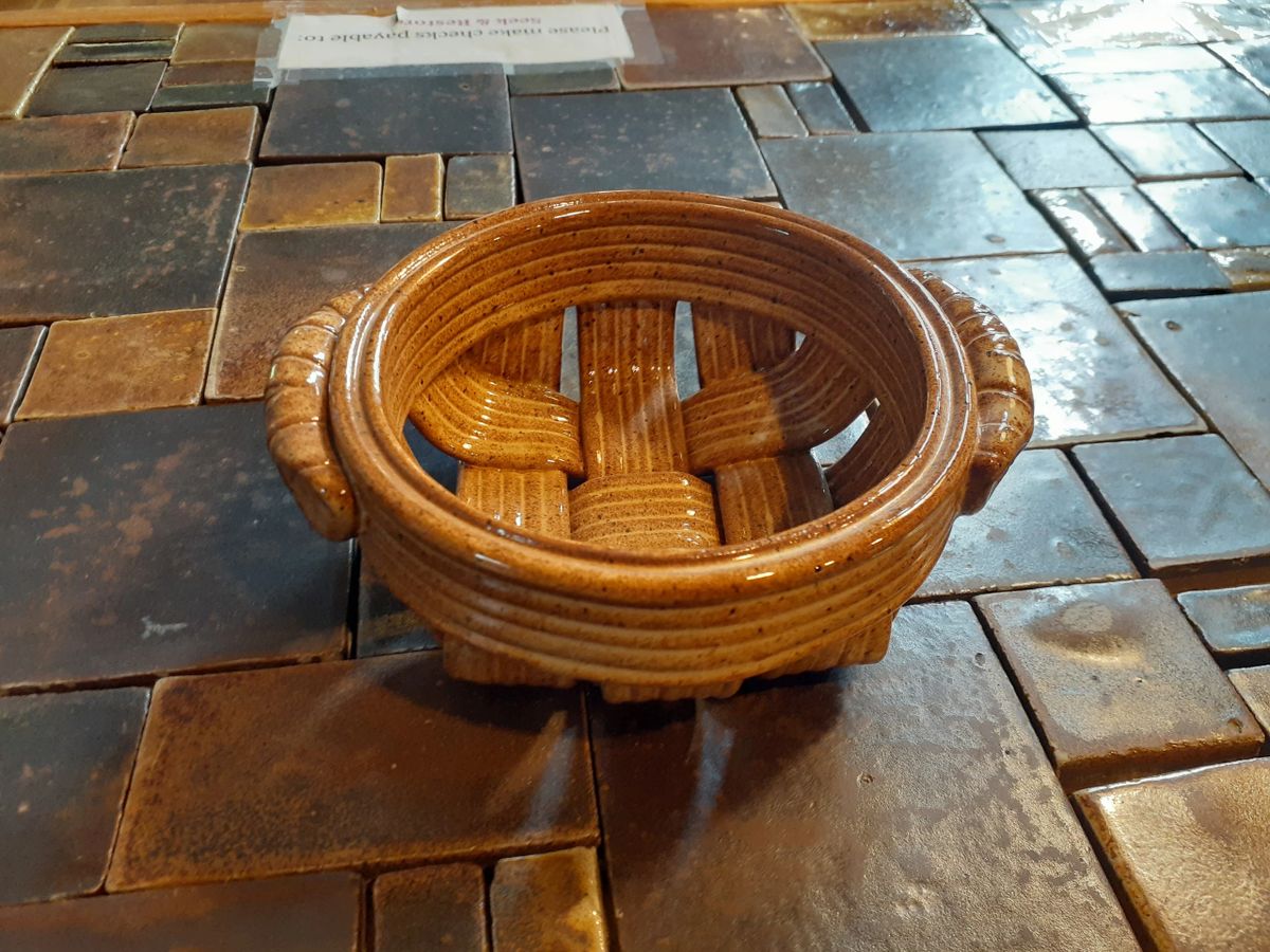 River Hill Pottery- Mini Round Basket