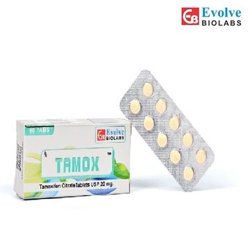 TAMOX Tamoxifen Citrate USP 20 mg 100 Tabletas