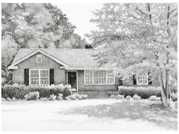Pencil drawing by artist Joe Belt 