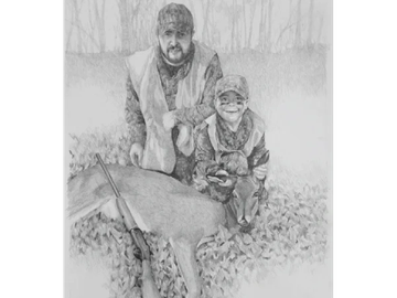 Pencil drawing by artist Joe Belt 
