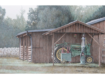 Rural, Farm Life, Good Memories, art print by Joe Belt 