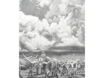 Western, Southwest, It's Gonna Miss Us, art print by Joe Belt 