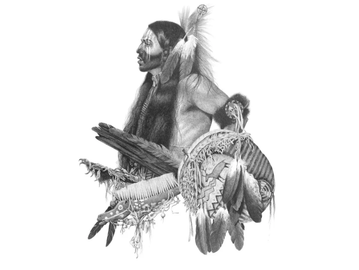 Spirit Dancer, giclee print by artist Joe Belt
