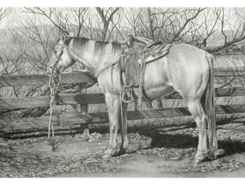 Western, Southwest,End of the Day, art print by Joe Belt 