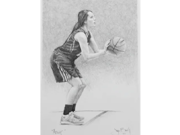 Pencil drawing by artist Joe Belt 