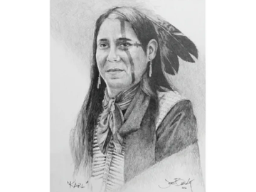 Karl, Pencil drawing by artist Joe Belt 