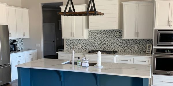 Painted kitchen cabinets