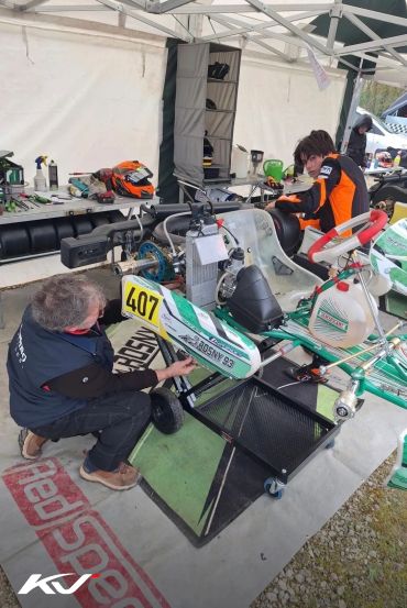 Kenzo Vernhes, pilote français Karting