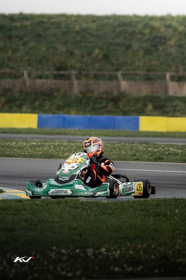 Kenzo Vernhes, pilote français Karting