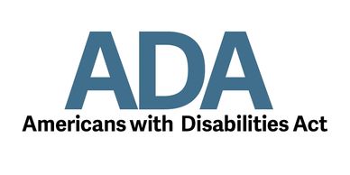 Logo for Americans with Disabilities Act (ADA).