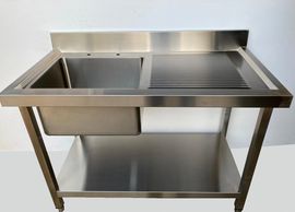 stainless steel sinks single bowl double bowl drainer sink commercial catering sink