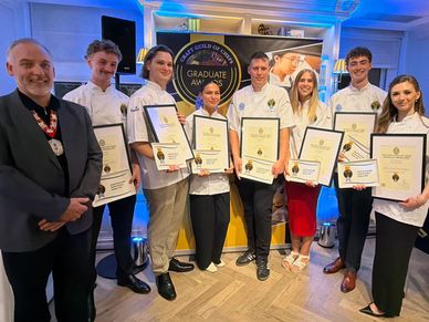 Craft Guild of Chefs Graduate Award Achievers at Fortnum and Mason