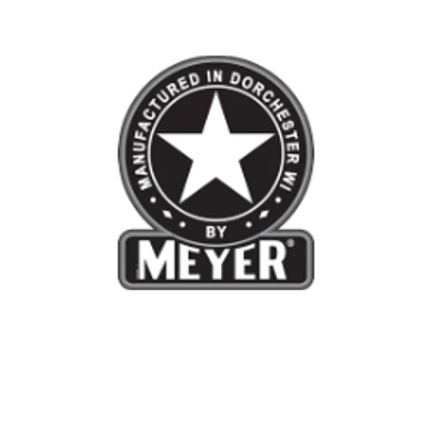 Logo with a white star and 'Manufactured in Dorchester MA by Meyer'.