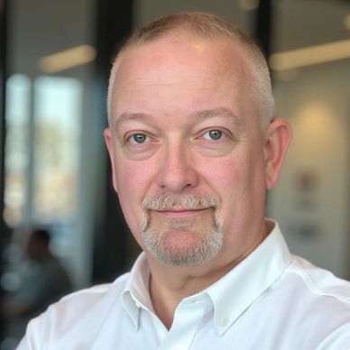 Image of CEO Jon Potter, a pale white Scotsman with a goatee