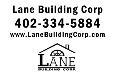 Logo and contact info for Lane Building Corp.