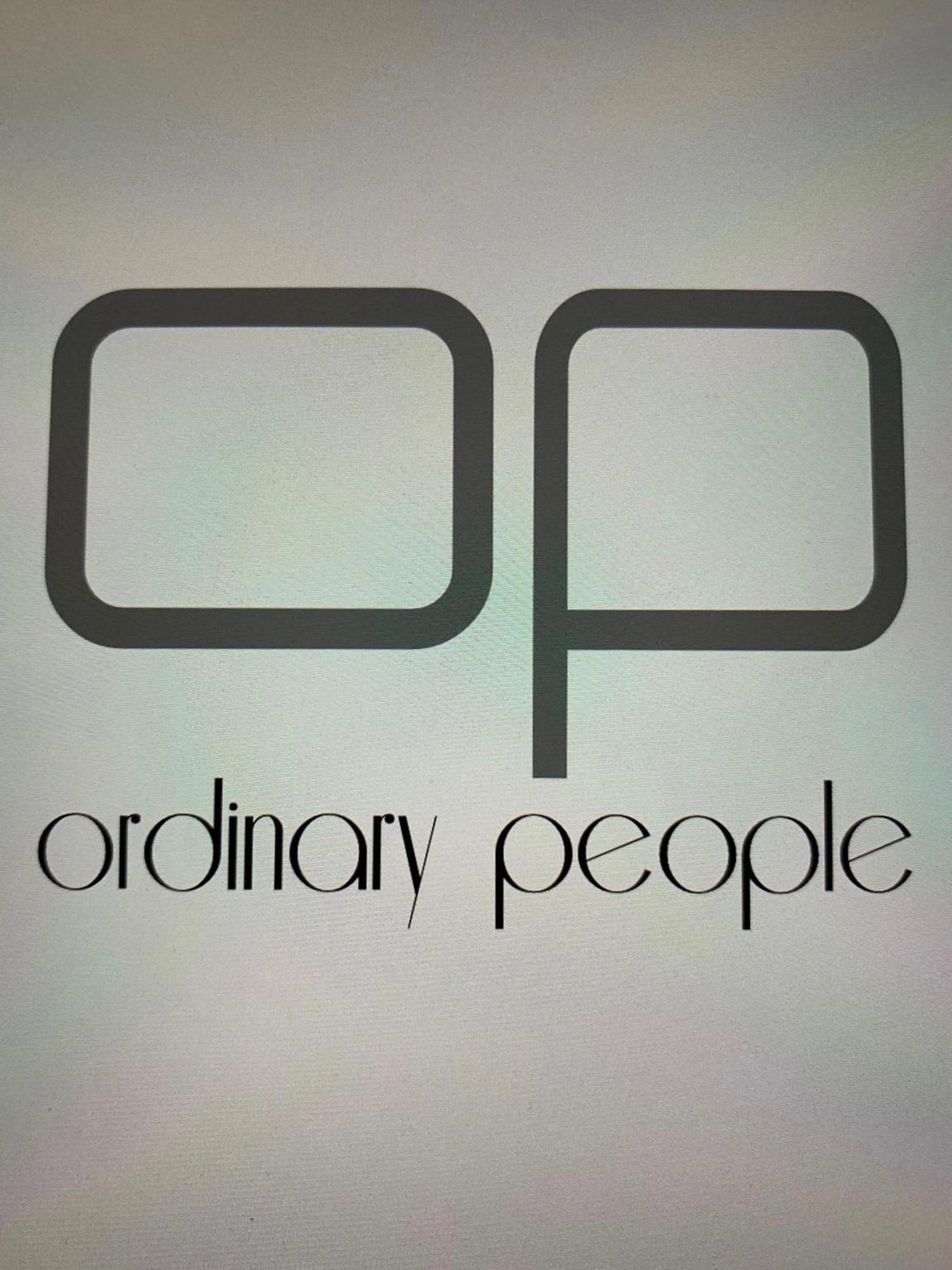 Ordinary People. Temporary logo