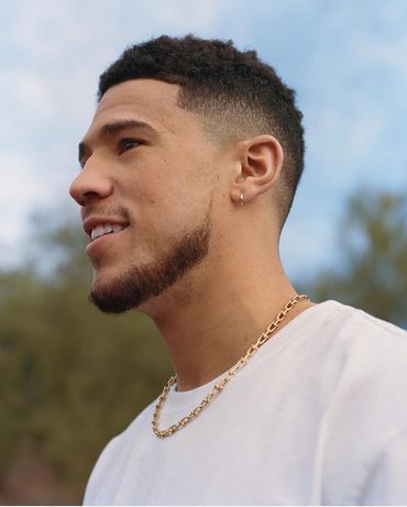 Devin Booker  with Phoenix Suns for CRF Fashion Book