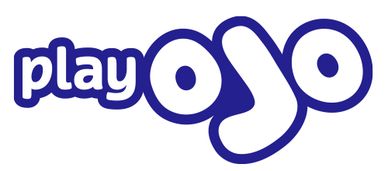 PlayOJO logo with playful blue and white text.