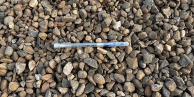 3/4” minus Screened clean.