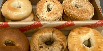 Dozen Bagels with Cream Cheese