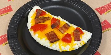 Egg White Omelet with Cheese Plus 2 Ingredients