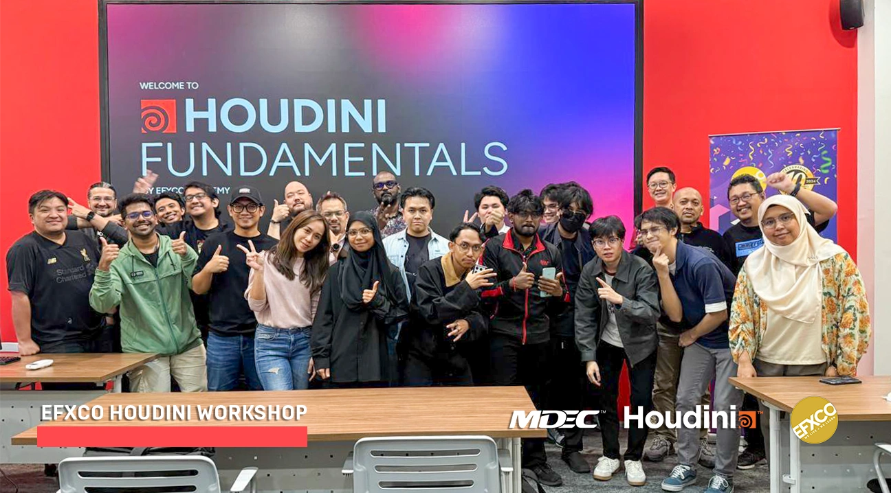 Houdini procedural 3D training at EFXCO Academy