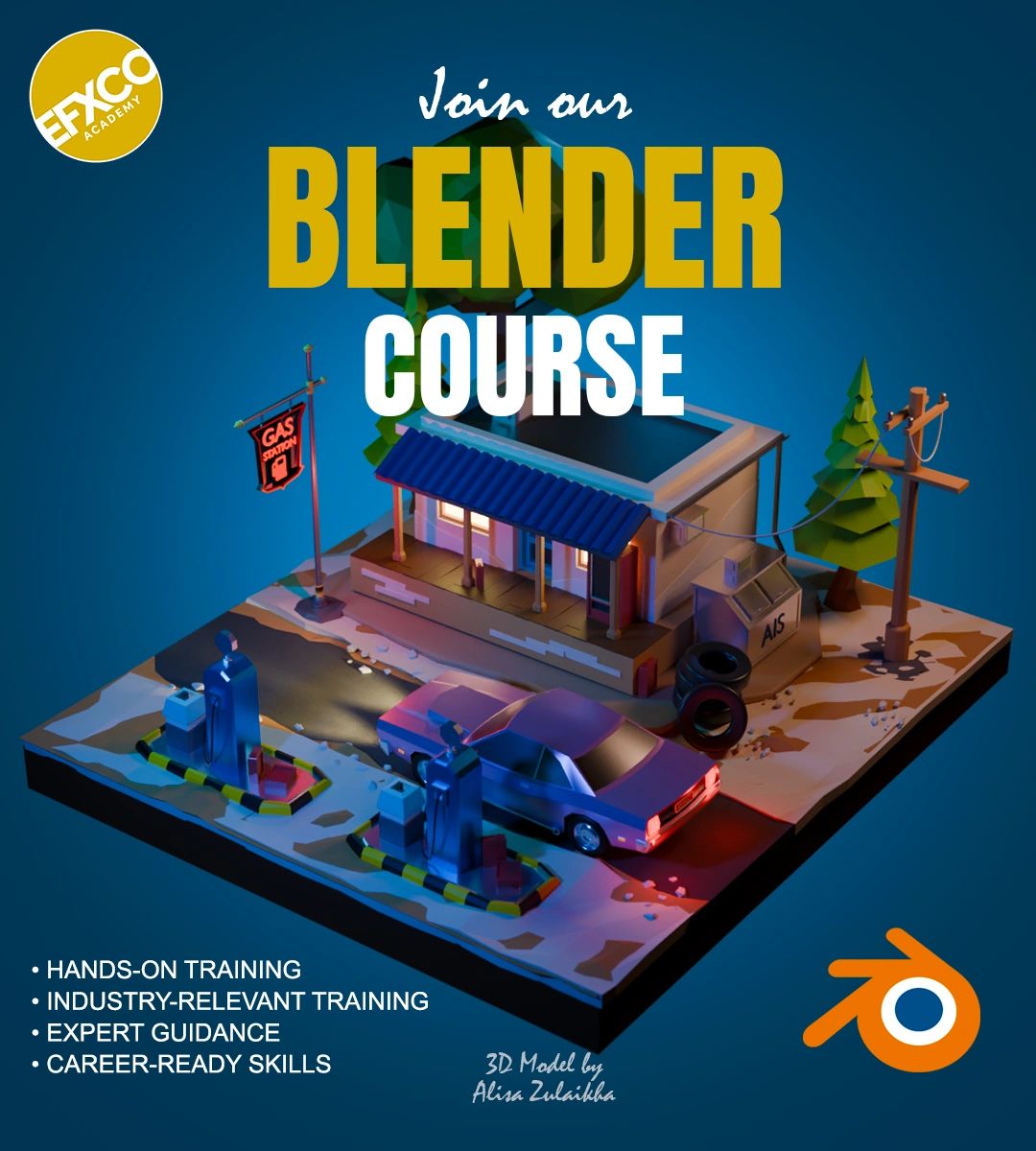 Blender Course Malaysia | 3D Training | EFXCO Academy