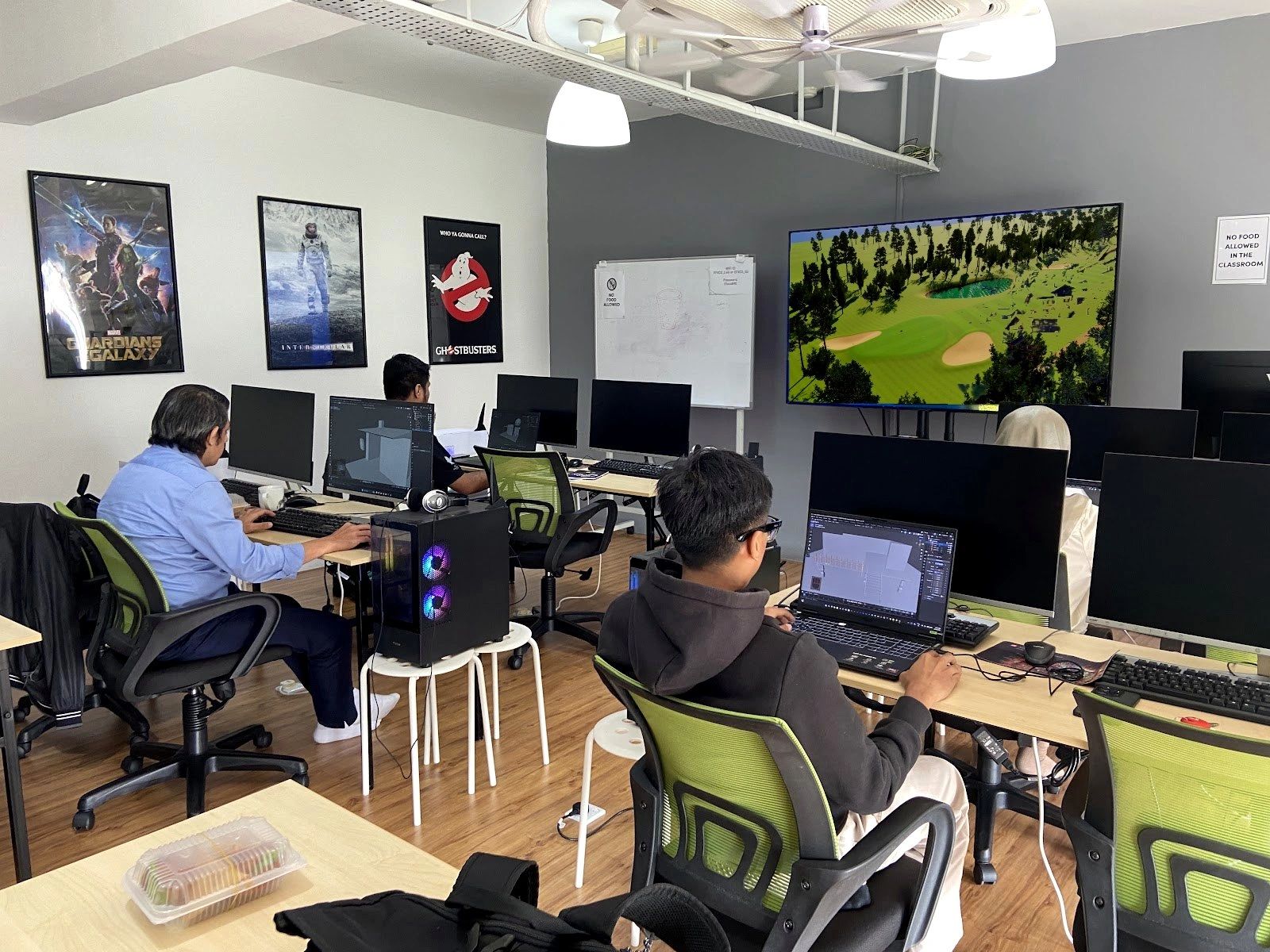 EFXCO Academy training room in Cyberjaya with high-end workstations