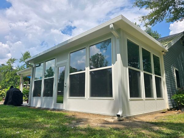 Insulated sunroom edition in covington louisiana by gulf coast patios