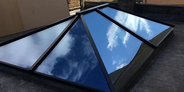 Lantern, skylight, smart glass, natural light, energy efficient, bespoke