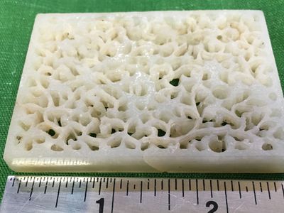 Pierced antique white jade carving
