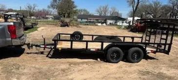 16' x 82" Utility Trailer with Gate
