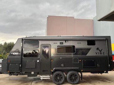 Vibe caravans, off grid caravan, hybrid caravan, lotus caravan, titanium caravans, 