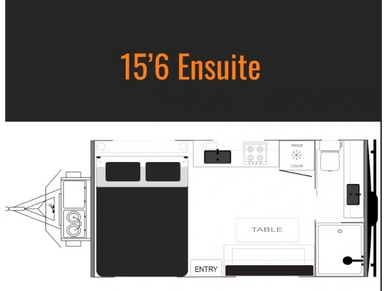 15"6 Hybrid caravan, offroad caravan, Vibe caravans