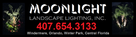 Moonlight Landscape Lighting - 23 Years - Central Florida, Windermere, Orlando, Winter Park - Design, Sales, Installation, Repair, and Servicing