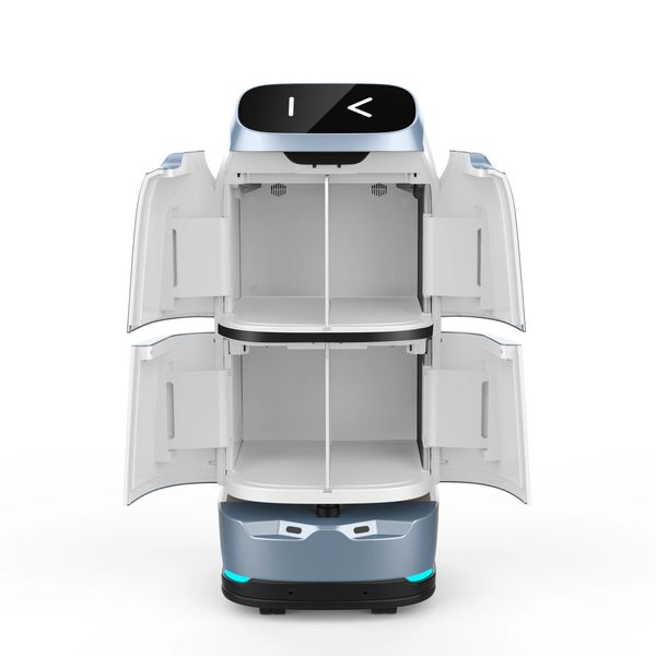 E-Pro Bot- Hotel robot W3 model - open view - Delivery Robots 